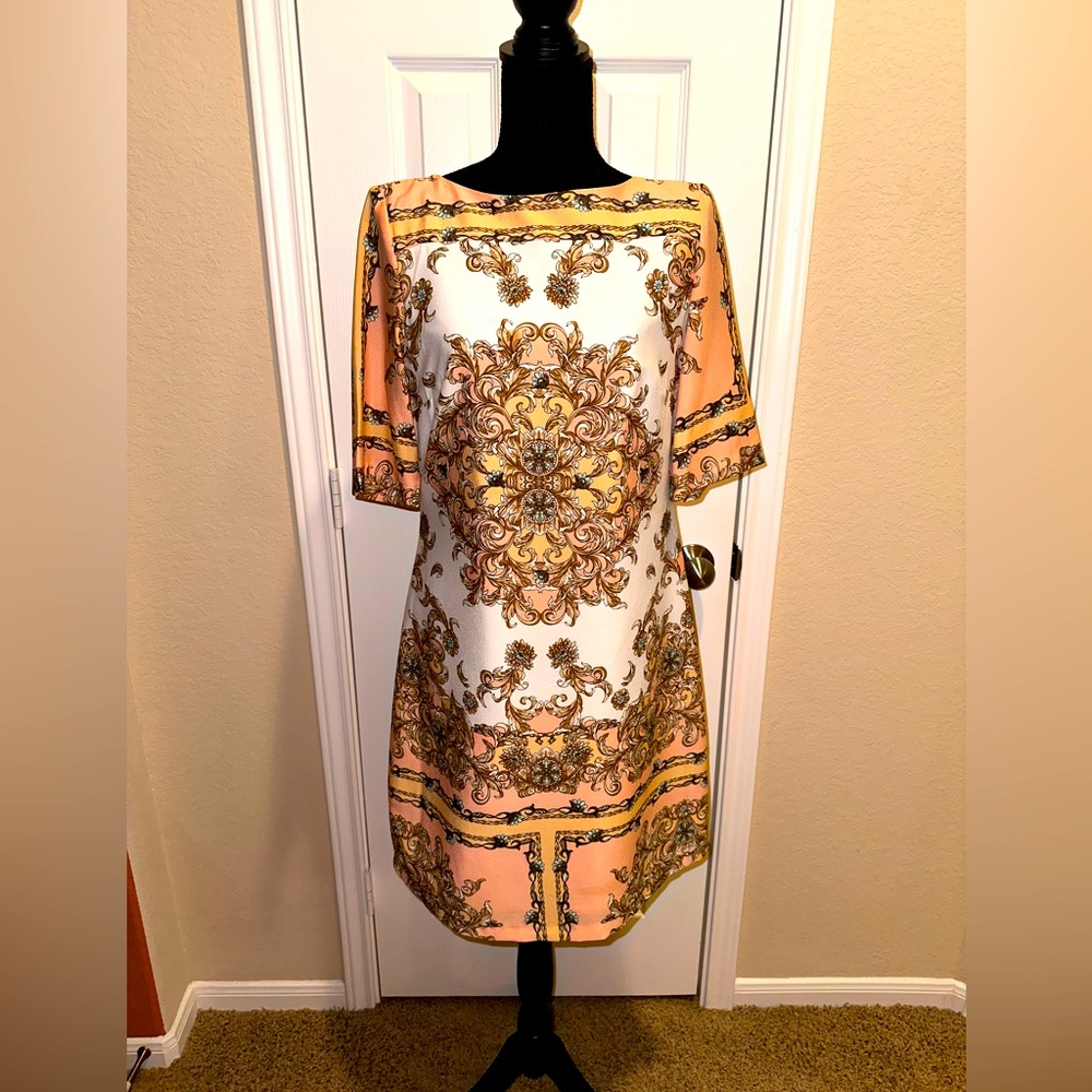 Sz 6 Formal Shift Dress (Office or Wedding)